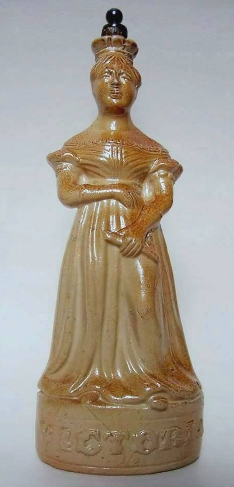 Britannia Victoria Coronation flask 1948