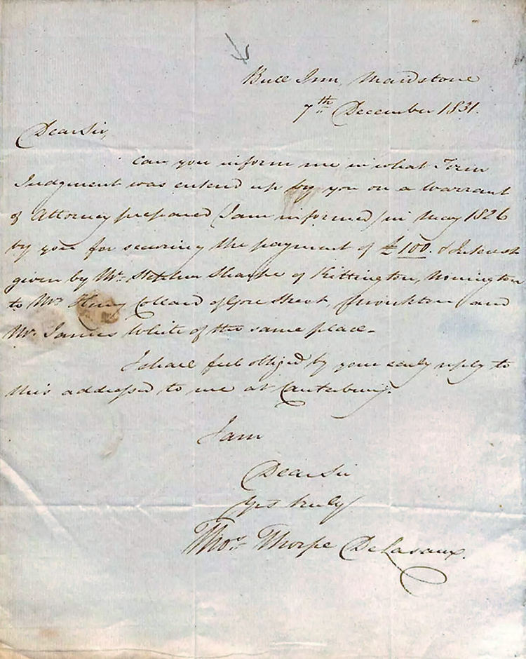 Bull letter 1831