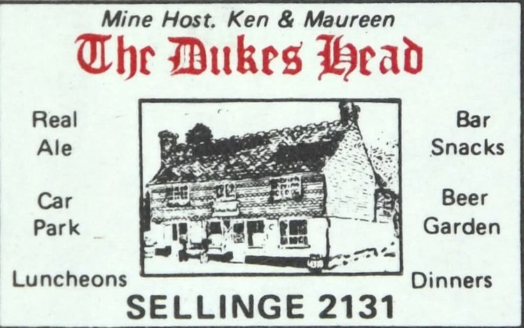 Duke's Head matchbox