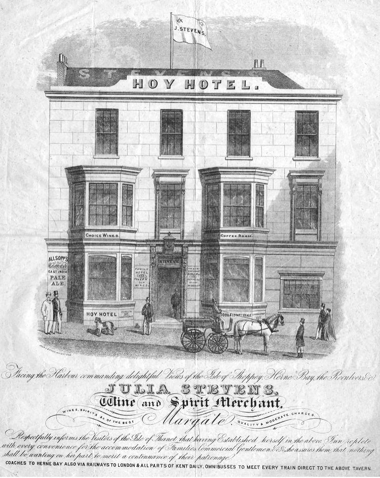 Hoy Hotel advert 1880