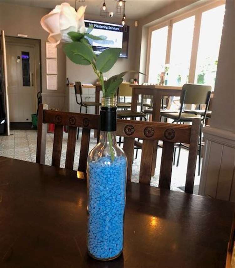 John Brunt table decorations