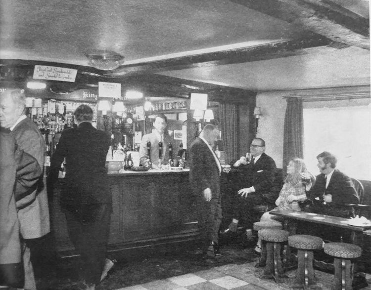 King's Head bar 1970
