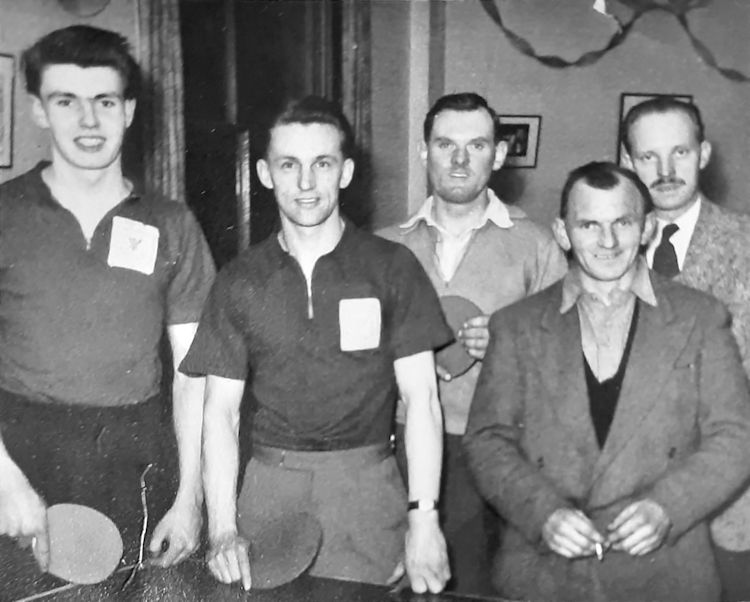Market Inn table tennis 1950s