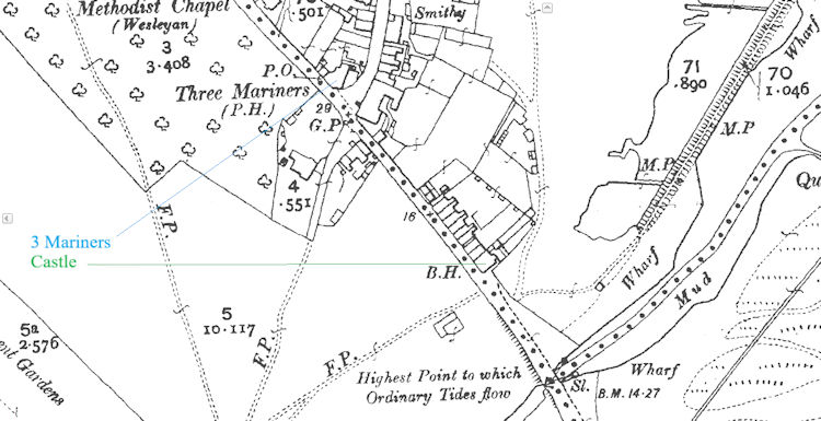 Oare map 1909