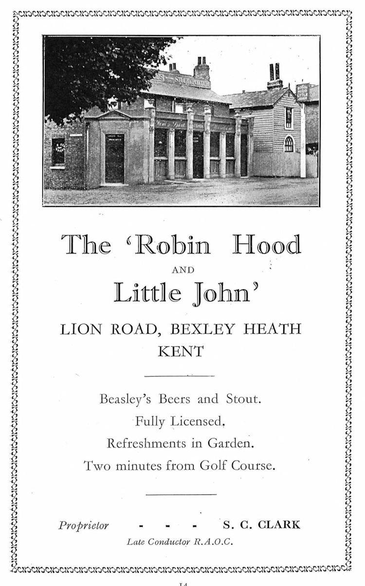 Robin Hood advert 1930s