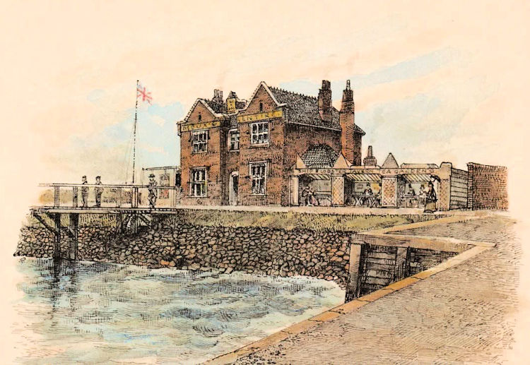 Ship and Lobster 1868