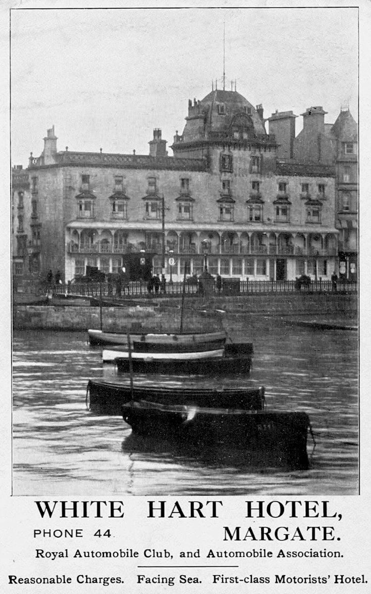 White Hart Hotel card