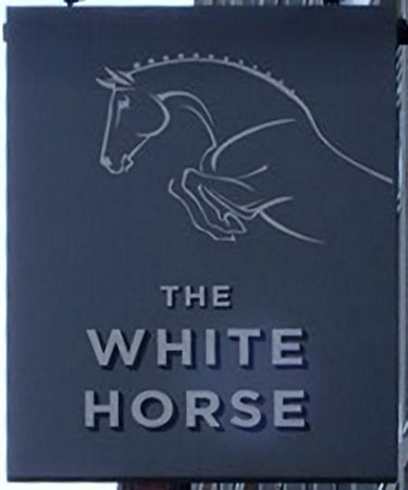 White Horse sign 2025