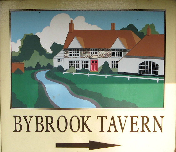 Bybrook Tavern sign 2007