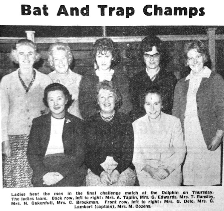 Dolphin Bat and Trap 1966