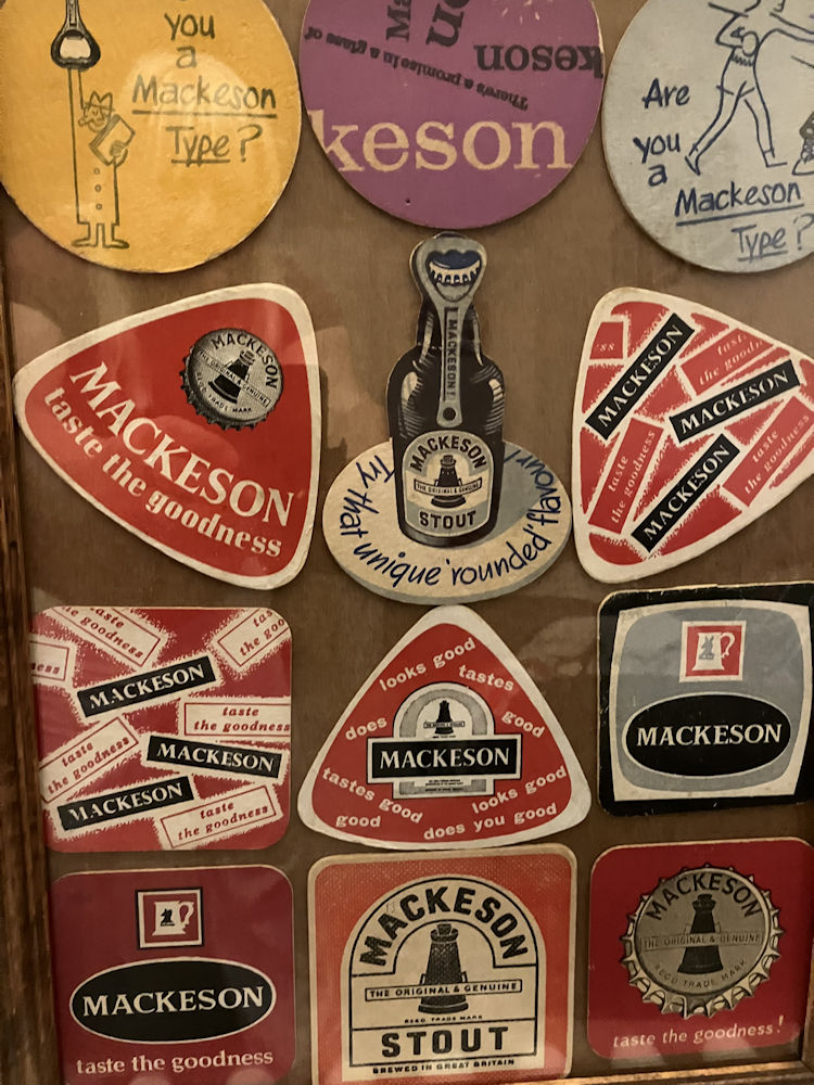 Mackeson beer mats