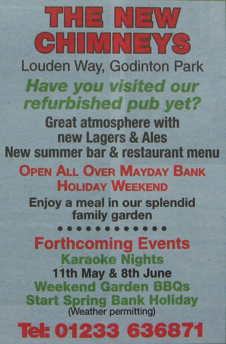 New Chimneys advert 2007