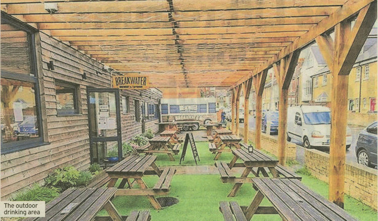 Breakwater Brewery outside