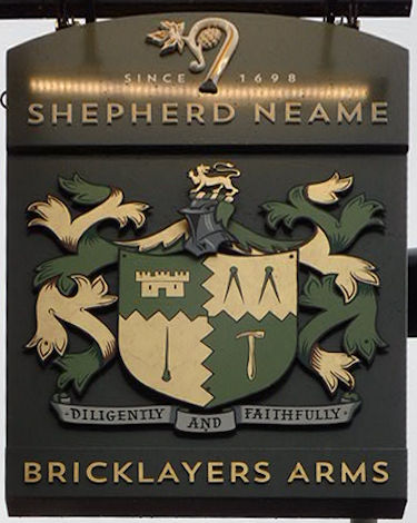 Bricklayers sign 2025