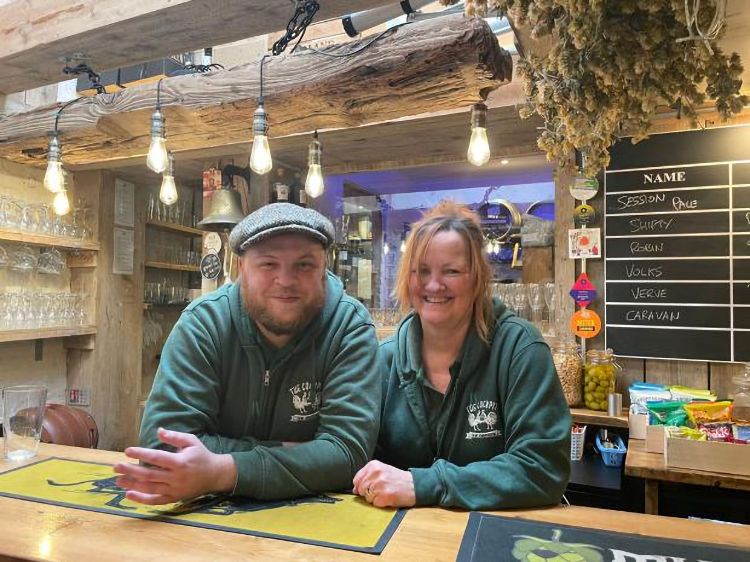 Adam Miller and Reeva Steadman