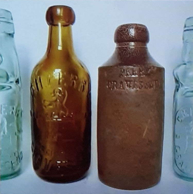 Mineral water bottles