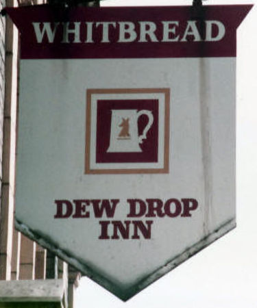 Dew Drop Inn sign 1983