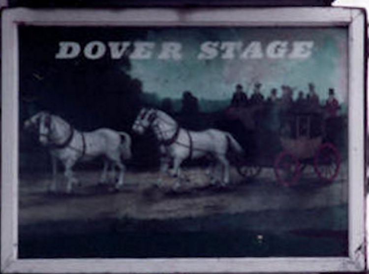 Dover Stage sign 1983