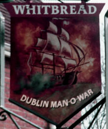 Dublin Man o War sign 1983