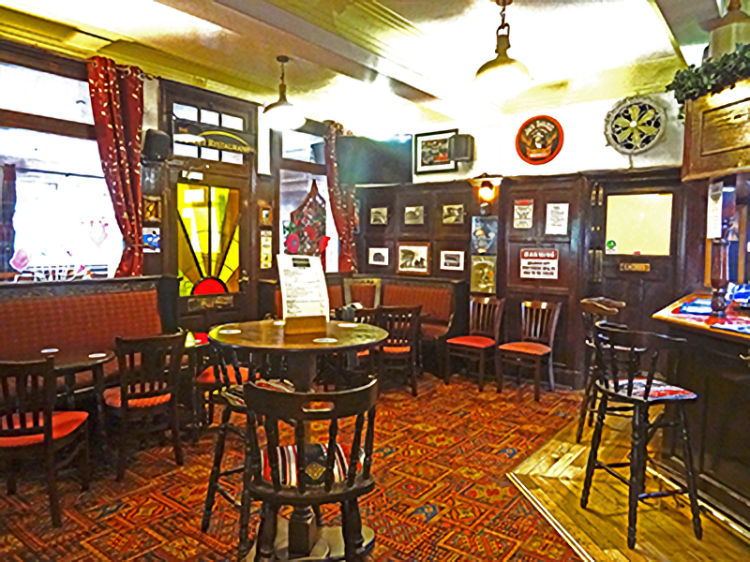 Green Man saloon bar 2025