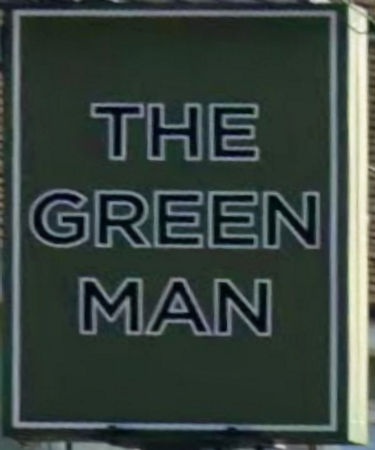 Green Man sign 2025