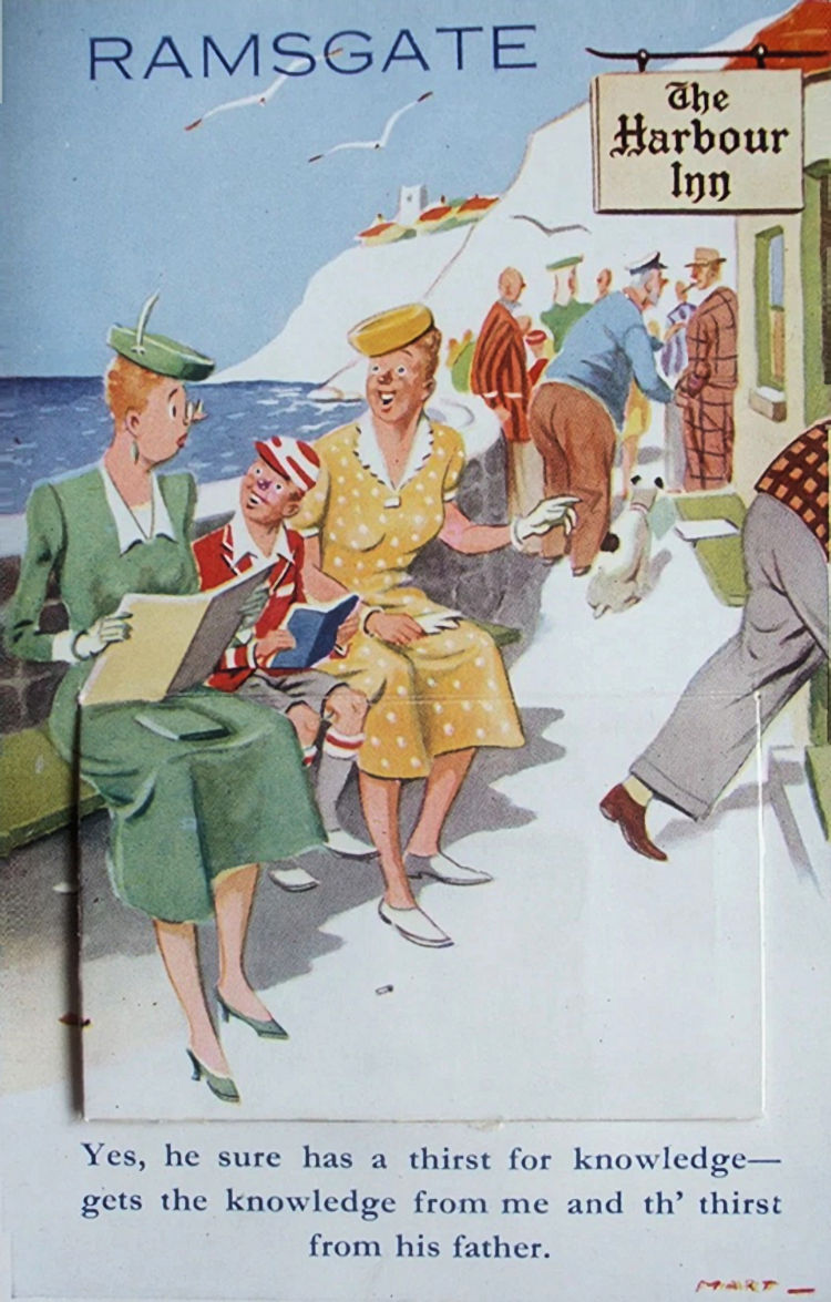 Harbour Inn postcard 1933