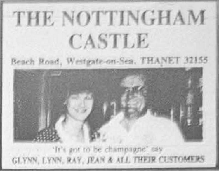 Nottingham Castle advert 1971