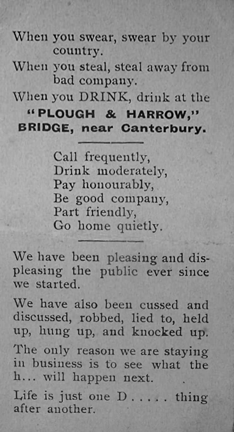 Plough and Harroe leaflet 1932 page 3