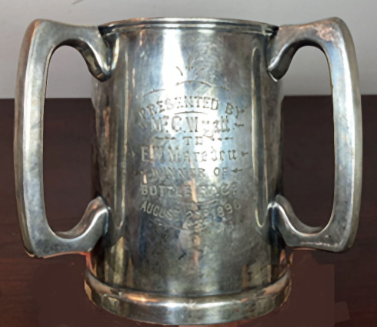 Polhill Arms pewter tankard 1890