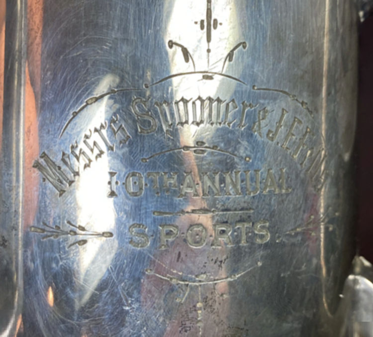 Polhill Arms pewter tankard 1890