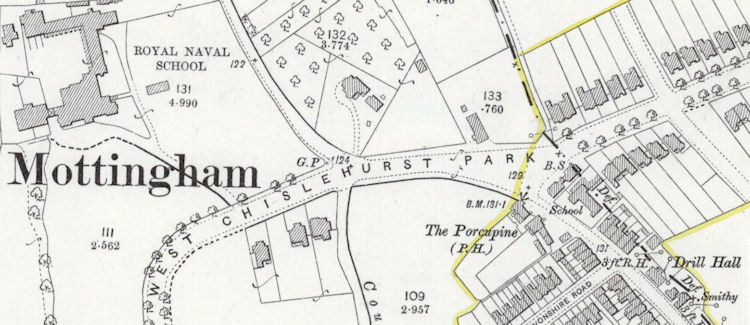 Mottingham map 1900