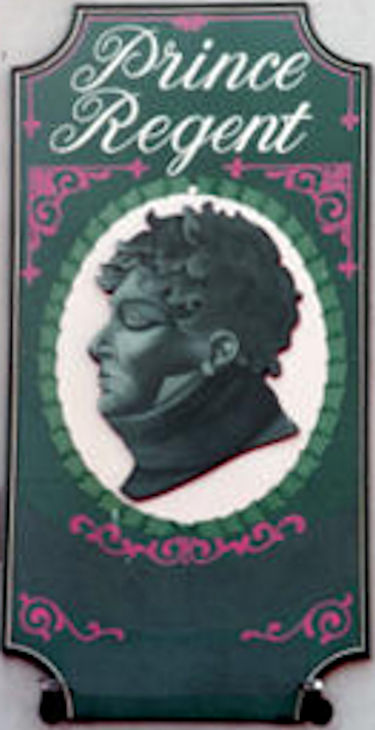 Prince Regent sign 1983