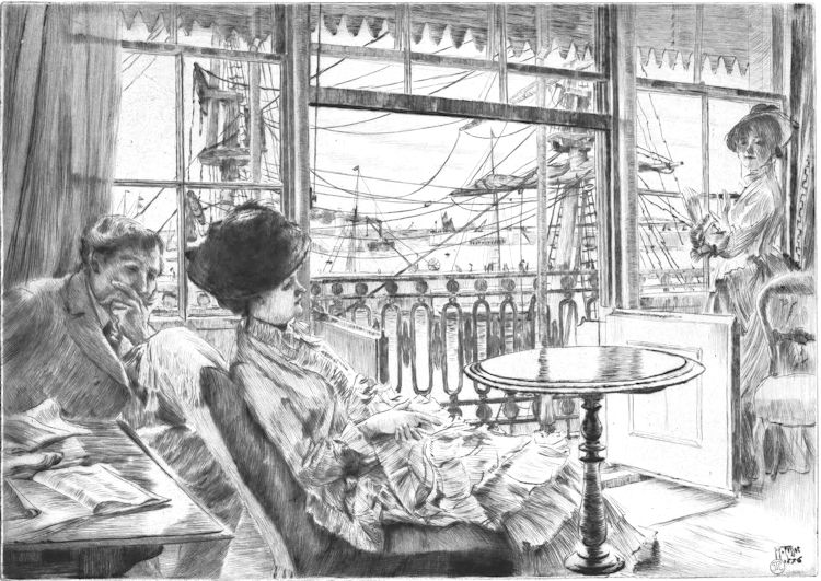 Royal Albion painting by James Tissot 1876