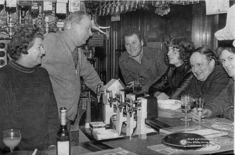 White Horse bar 1979