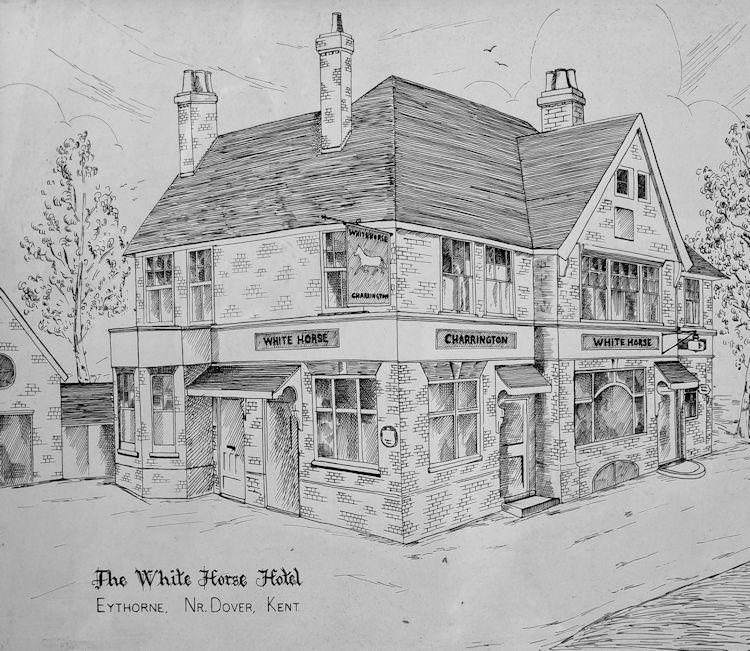White Horse drawing 1966