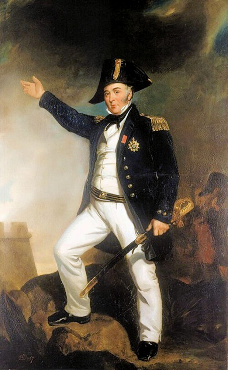 Admiral Napier painting 1847