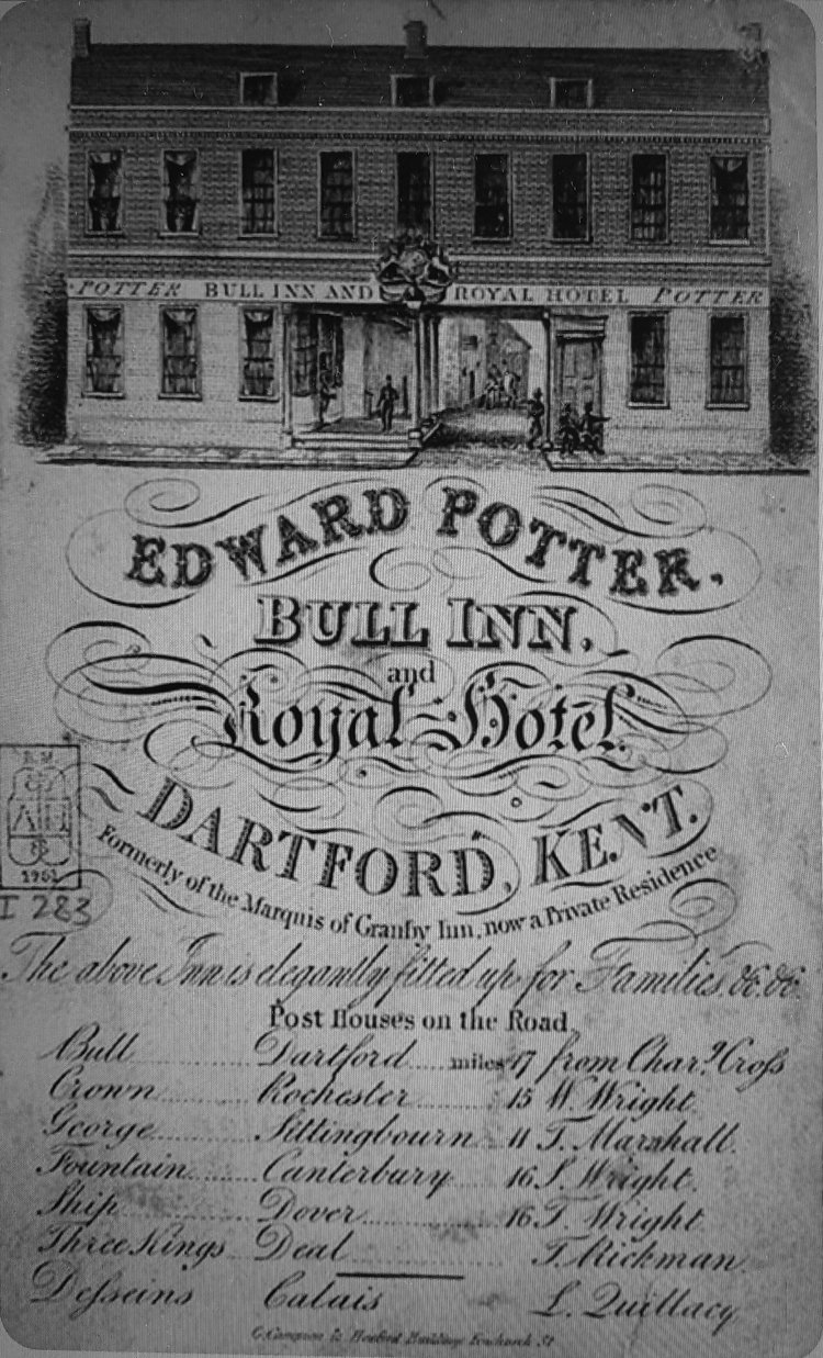Bull Inn advert 1828