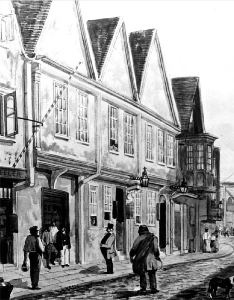 Crown drawing 1855