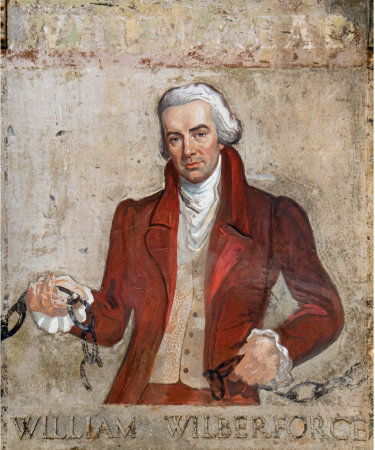 William Wilberforce sign enhanced