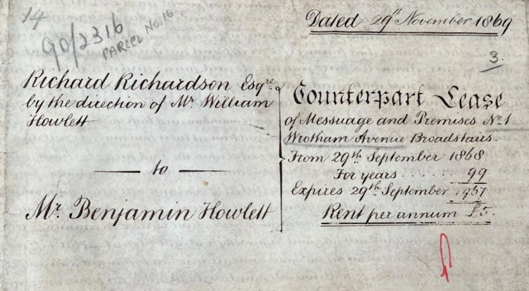 Lease document 1869