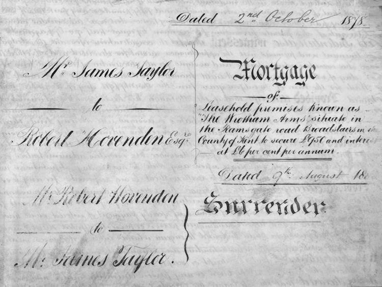 Lease document 1878
