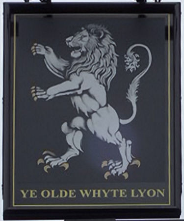 Ye Olde White Lion sign 2026