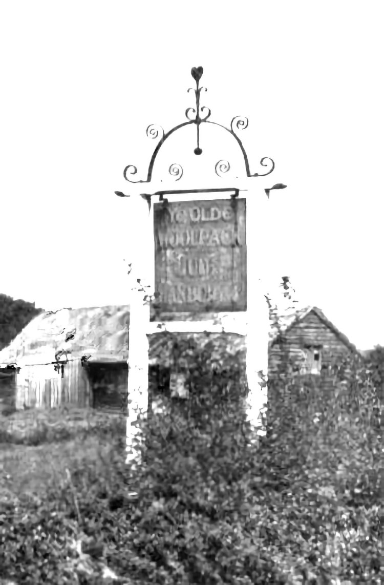 Ye Olde Woolpace sign 1927