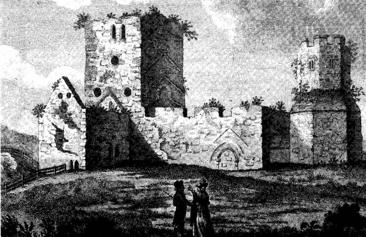 Castle Church in ruins