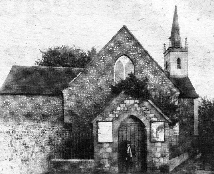 Charlton Church entrance 1890