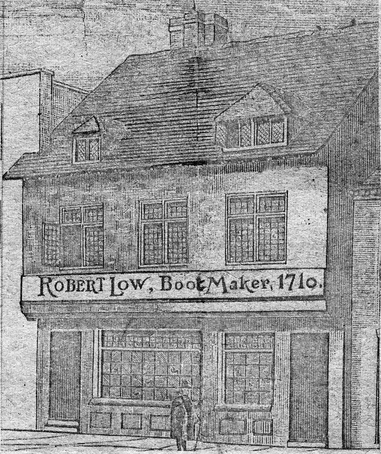 Robert Lowe Bootmaker 1710