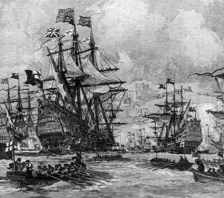 Dover scene 29 May 1660