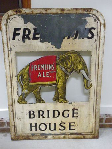 Bridge House Fremlins sign