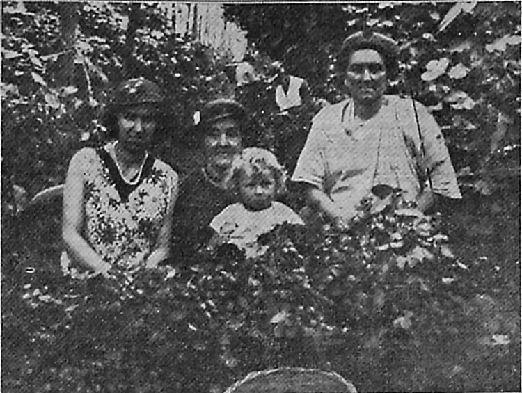 Four generations of hop pickers 1936