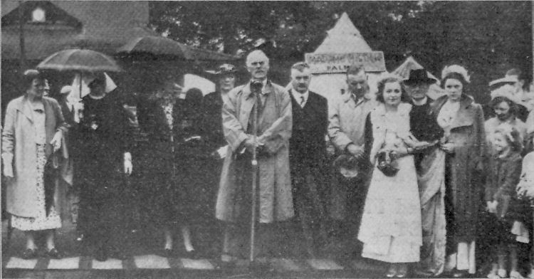 Mr A C Leney former Chairman of the Hospital opening the Dover Carnival 1938